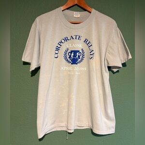 🏃‍♂️ Vintage 1985 Corporate Relays Track Shack Tee